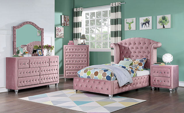 Zohar Bed - Twin / Pink