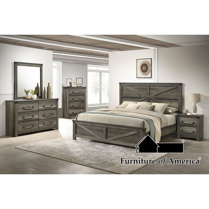 Britonale Bed - Rustic Gray - King