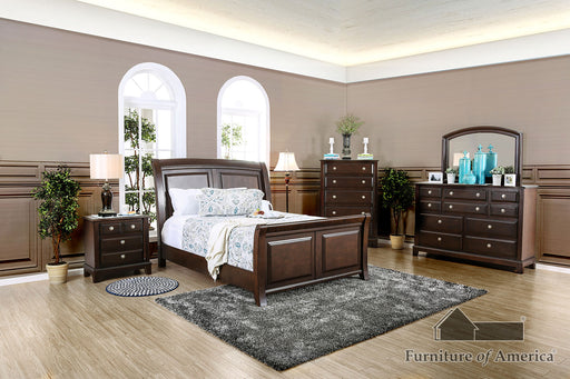 Litchville Bed - Brown Cherry - Cal King