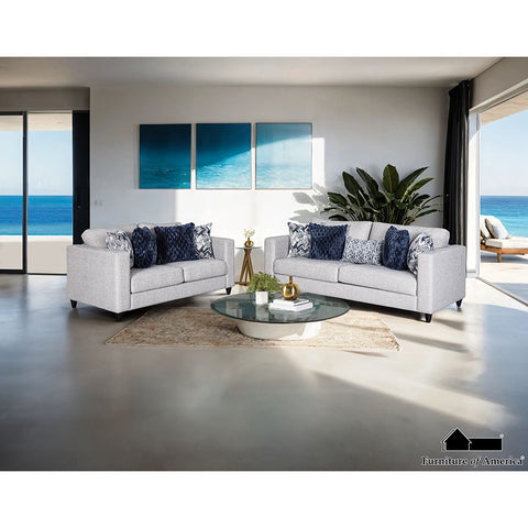 Sofá y loveseat Harlow - gris claro