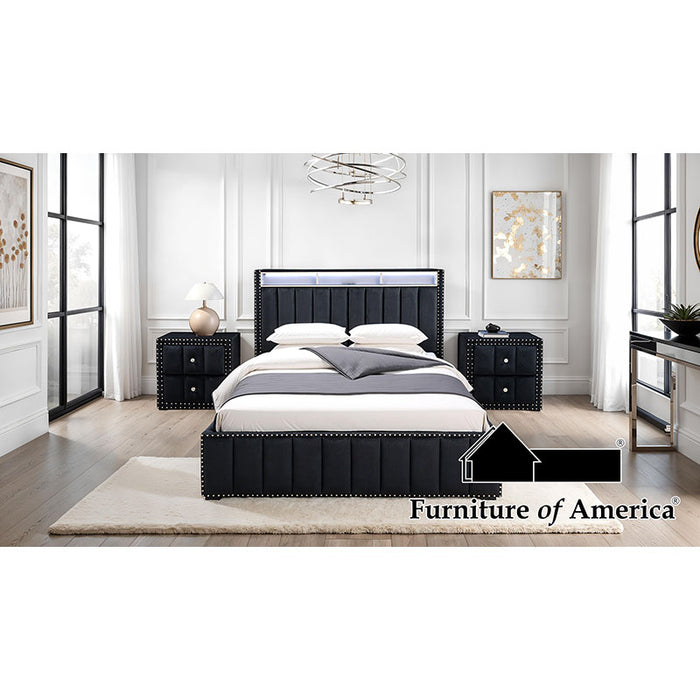 Farese Bed - Queen / Black