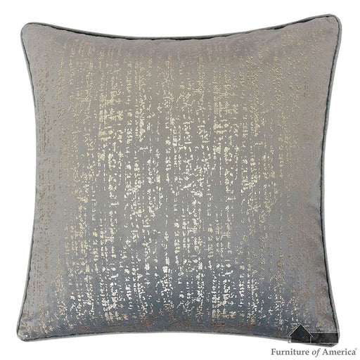 Belle 20 X 20 Pillow - Silver
