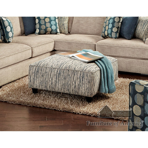 Eastleigh Ottoman - Stripe Multi