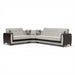 DUBLIN Sleeper Sectional (Cream)