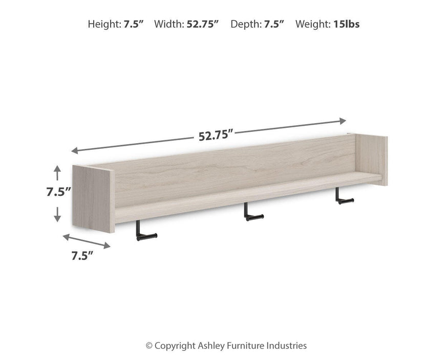 Socalle Wall Mounted Coat Rack with Shelf - image 6