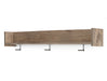 Oliah Wall Mounted Coat Rack with Shelf