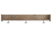 Oliah Wall Mounted Coat Rack with Shelf