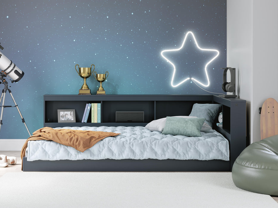 Simmenfort Full Bookcase Storage Bed