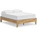 Bermacy Full Platform Panel Bed - Brown/Beige