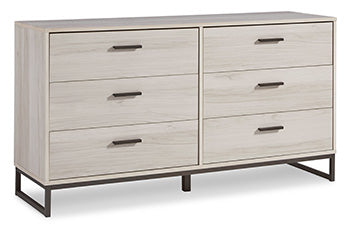 Socalle Queen Panel Platform Bed - Natural;Brown/Beige