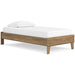 Deanlow Full Bookcase Storage Bed - Brown/Beige