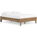 Deanlow Full Bookcase Storage Bed - Brown/Beige