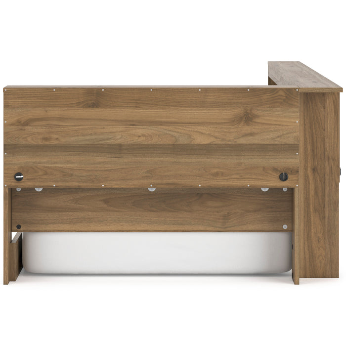 Deanlow Twin Bookcase Storage Bed