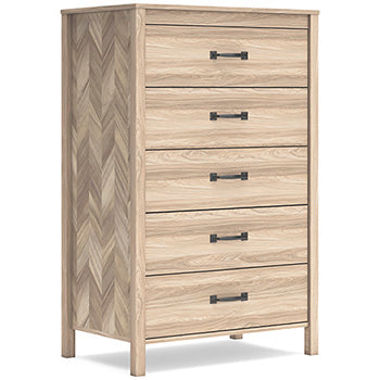 Battelle Nightstand - Brown/Beige