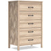 Battelle Nightstand - Brown/Beige