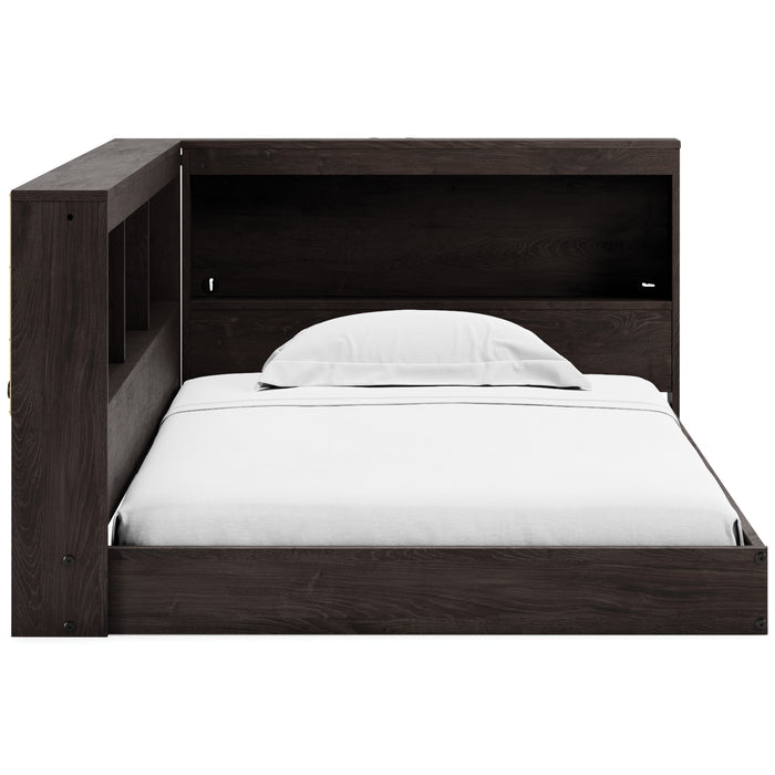 Piperton Twin Bookcase Storage Bed