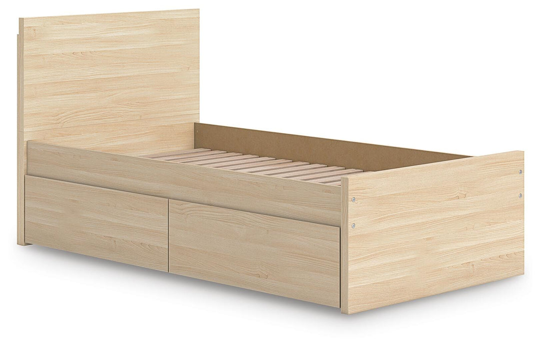 Onita Twin Panel Platform Bed with 1 Side Storage - image 4