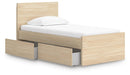 Onita Twin Panel Platform Bed with 1 Side Storage - image 3