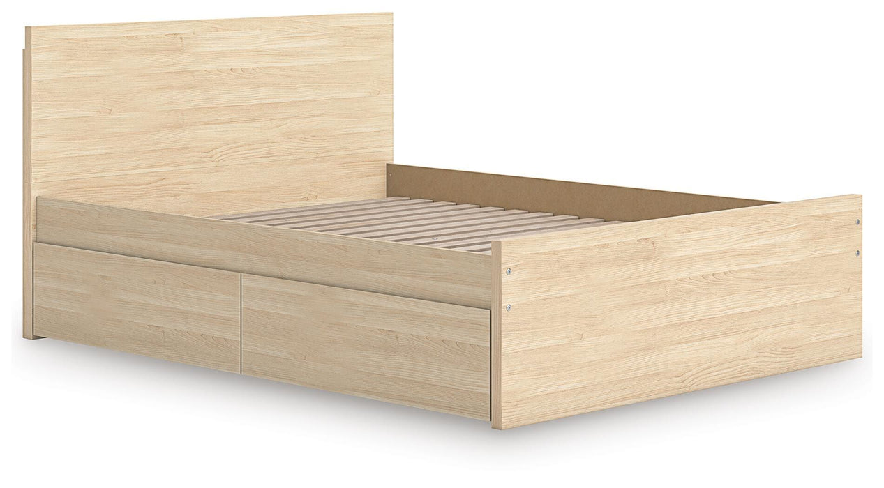 Onita Queen Panel Platform Bed with 1 Side Storage - image 4