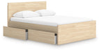 Onita Queen Panel Platform Bed with 1 Side Storage - image 3