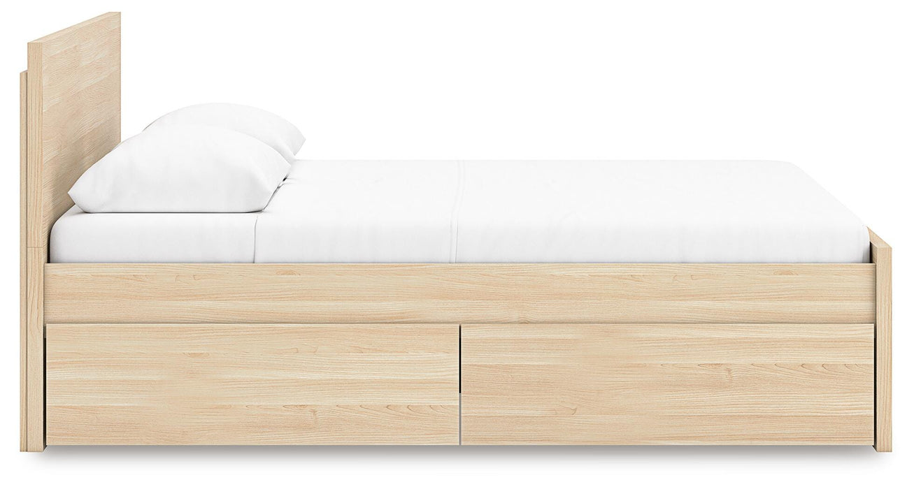 Onita Queen Panel Platform Bed with 1 Side Storage - image 7