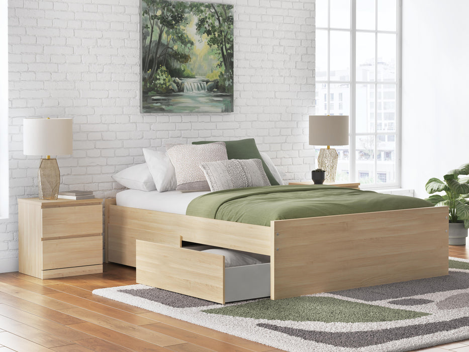 Cama Queen Onita con 2 cajones de almacenaje laterales
