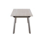 Glass & Ceramic Table w/ Pop Up Extension ELEANOR-DT