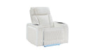 Electra Recliner – Electra Recliner White by Galaxy Home Furnishings