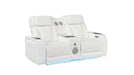 Electra Loveseat – Electra Loveseat White by Galaxy Home Furnishings