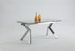 Contemporary Extendable Dining Table w/ Steel Legs ELLA-DT