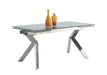Contemporary Extendable Dining Table w/ Steel Legs ELLA-DT
