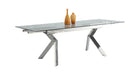 Contemporary Extendable Dining Table w/ Steel Legs ELLA-DT