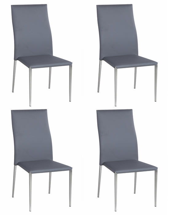 Contemporary Contour Back Stackable Side Chair - 4 per box