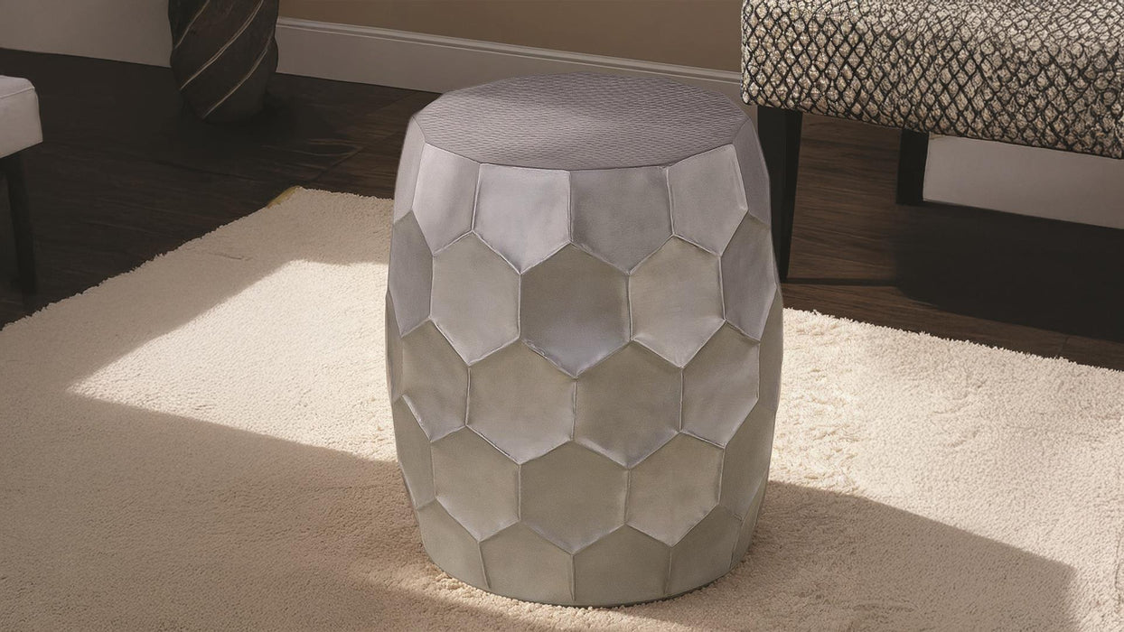 101 End Table – ET-101-30-18 END Table Silver by Galaxy Home Furnishings