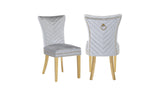 Gold & Light Gray