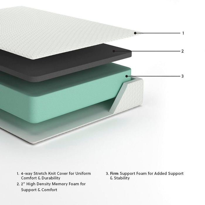 Chime 12 Inch Memory Foam Mattress in a Box - image 3