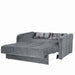 Ottomanson Ferra Fashion Collection Upholstered Convertible Sofabed with Storage