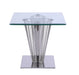 Contemporary Square Glass Lamp Table FERNANDA-LT