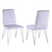 Contemporary Upholstered Side Chair - 2 per box FERNANDA-SC-GRY