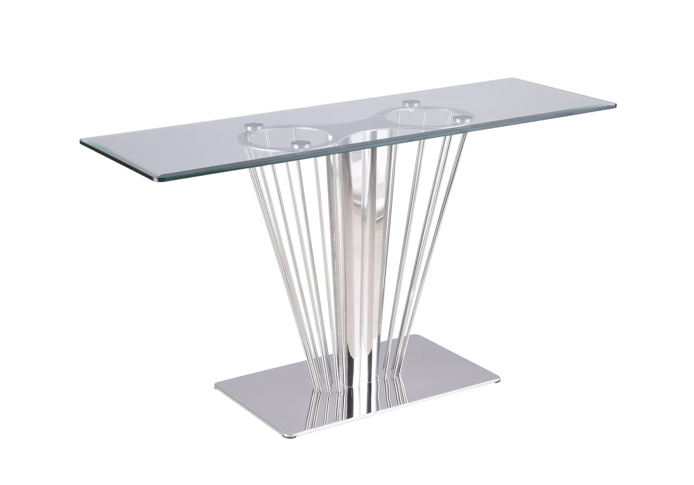 Contemporary Glass Sofa Table FERNANDA-ST