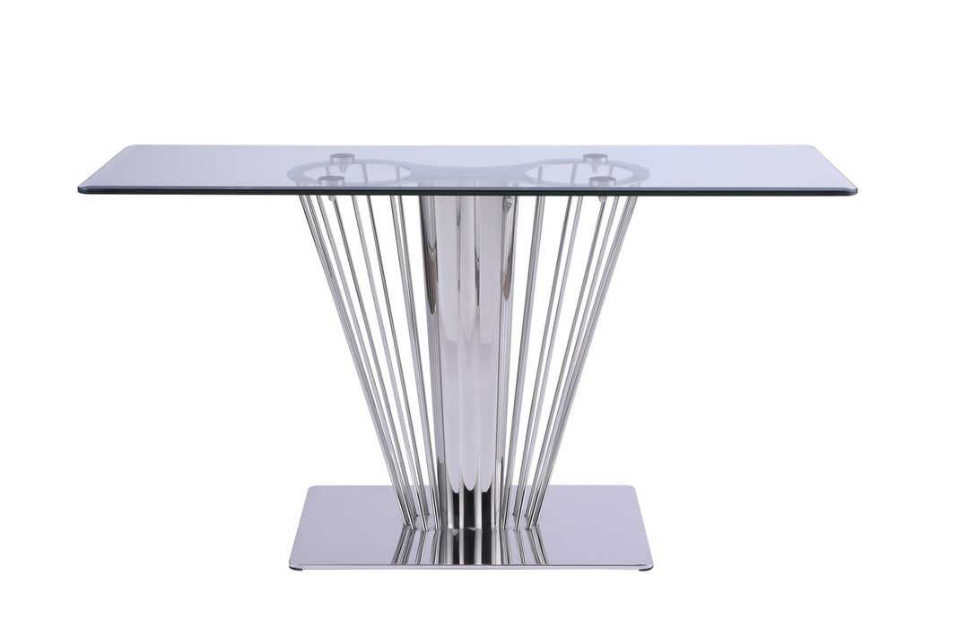 Contemporary Glass Sofa Table FERNANDA-ST