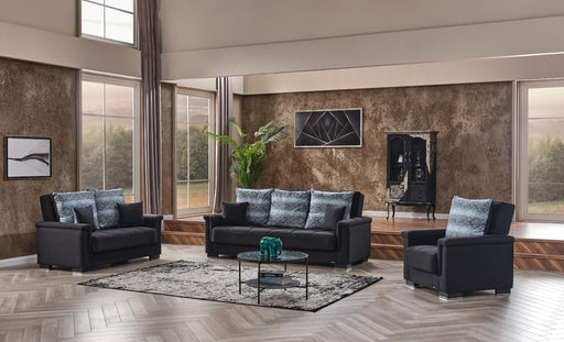 Fiji Denim Blue Living Room Set