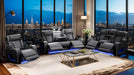 Fortuner Living Room Set – Fortuner 2 Pc Black by Galaxy Home Furnishings