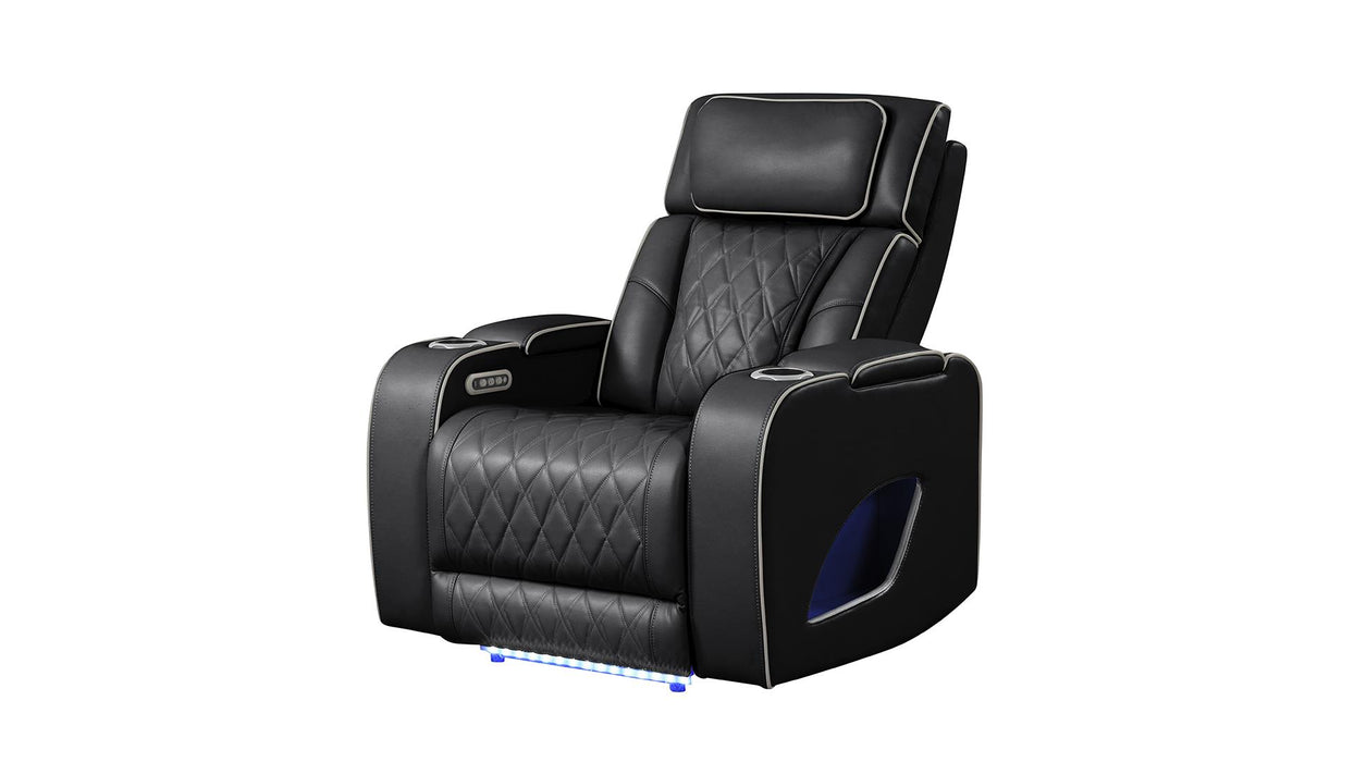 Fortuner Recliner – Fortuner Recliner Black by Galaxy Home Furnishings