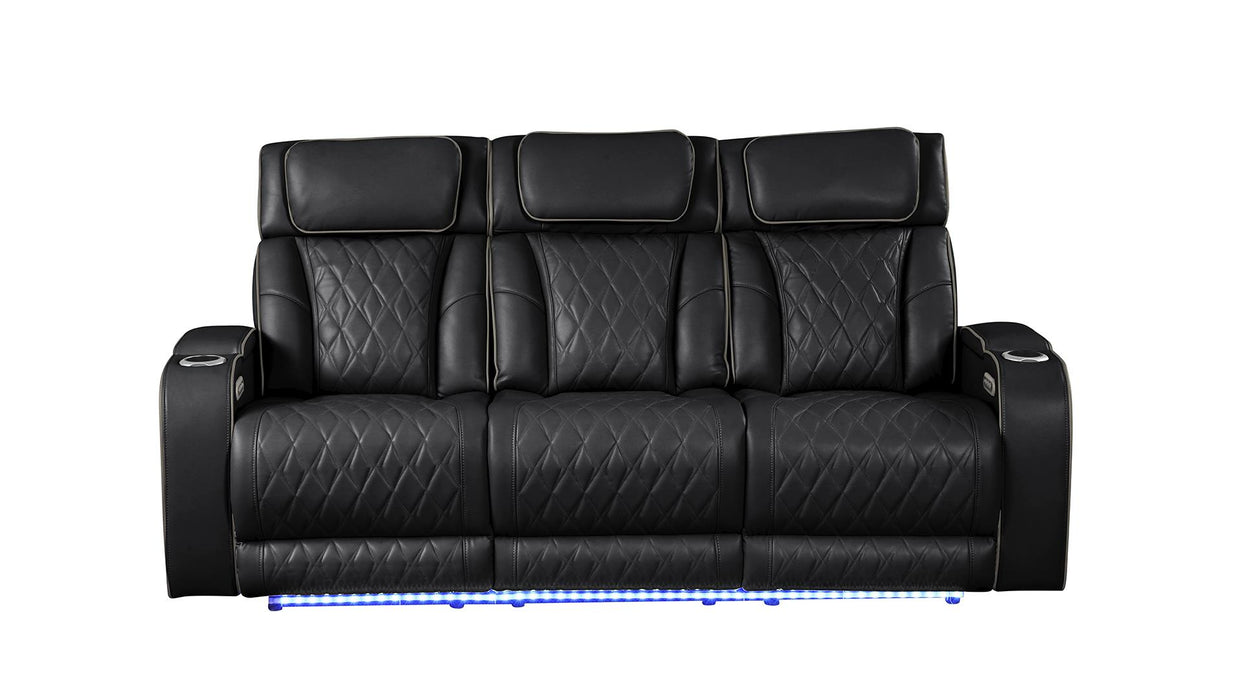 Fortuner Sofa – Fortuner Sofa Black by Galaxy Home Furnishings