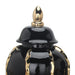 Regal Black Gilded 15 Ginger Jar with Removable Lid