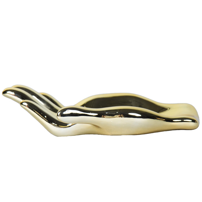 Beloved Ceramic Hand Sculpture in Gold