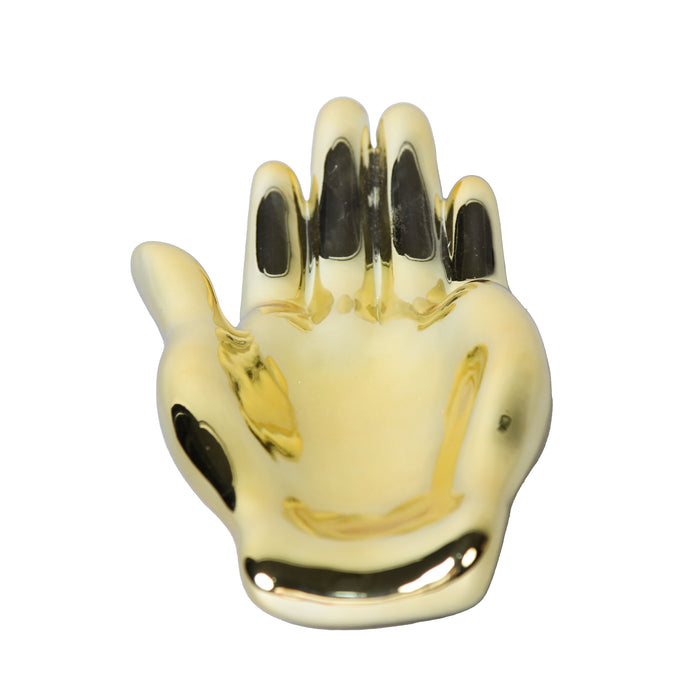 Beloved Ceramic Hand Sculpture in Gold