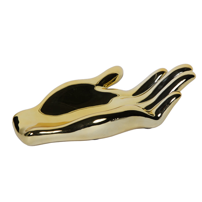 Beloved Ceramic Hand Sculpture in Gold