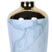 Beloved Elegant Celadon Marble Ceramic Vase with Gold Accents
